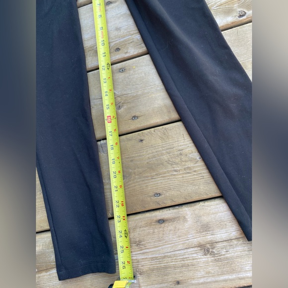 bebe Women's High Rise Black Stretch Leggings Rear Zippered size M - Picture 5 of 12